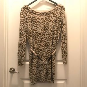 Leopard Sweater Dress